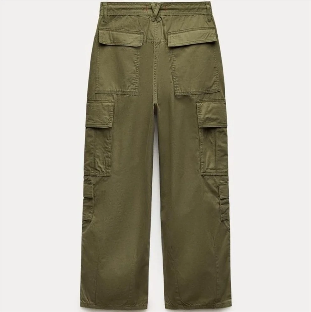 LOOSE FIT CARGO PANTS ZW COLLECTION SIZE 36 - Picture 6 of 11